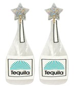  Star & TEQUILA Bottle Earrings