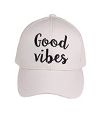  GOOD VIBES Embroidered Cap