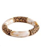  Animal Printed Tube Link Bracelet
