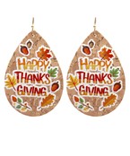  HAPPY THANKSGIVING Earrings