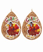  GOBBLE Teardrop Earrings