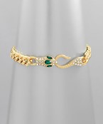  Crystal Snake Chain Bracelet