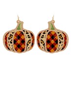  Pumpkin Dangle Earrings