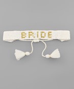  BRIDE Beaded String Bracelet
