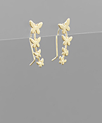  4 Gradual Butterfly Earrings