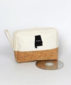  State Map Cork Trim Pouch