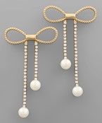  Dangled Bow Earrings