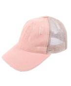  Distressed Pony Tail Cap
