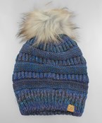  PomPom Space Dye Knit Beanie 
