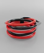  5 Row Tube Jelly Bangle Bracelet