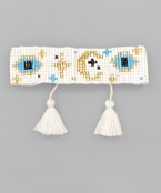  Evil Eye Moon Beaded Bracelet