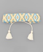  Rhombus Pattern Beaded Bracelet