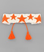 Star Beaded Pull Tie Bracelet