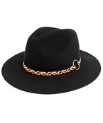  Braided Trim Wool Panama Hat