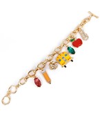  Jeweled & School Theme Bracelet