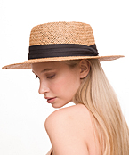  Cotton Band Straw Hat