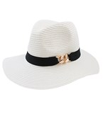  Chain Band Straw Hat