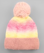  Tie Dye PomPom Beanie