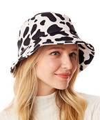  Cow Print Bucket Hat