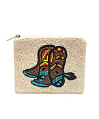  Cowboy Boots Coin Pouch
