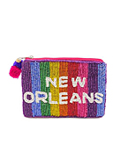  New Orleans Rainbow Coin Pouch