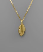  Feather Charm Necklace