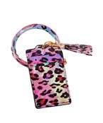  Leopard Tie Dye ID Card Keychain