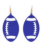  Football Cutout Earrings