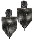  Crystal Tassel Earrings