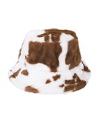  Fuzzy Cow Bucket Hat