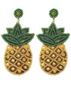  Beaded Pineapple Earrings