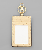  Ostrich Leather Card Holder