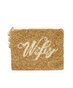  WIFEY Beaded Coin Pouch