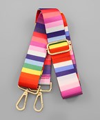  Rainbow Color Stripe Guitar Strap