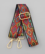  Geometric Pattern Guitar Strap