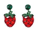  Beaded Strawberry Earrings