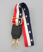  USA Flag Color Guitar Strap