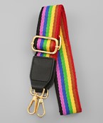  Rainbow Stripe Guitar Strap