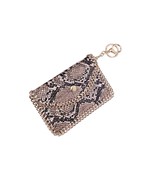  Snake Skin Card Holder Keychain