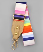  Rainbow Stripe Guitar Strap