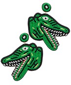  Crocodile Head Earrings