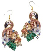  Beaded Flamingo Earrings
