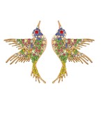  Crystal Hummingbird Earrings