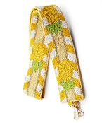  Pineapple & Line Beaded Bag Strap