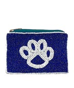  PAW Beaded Coin Pouch