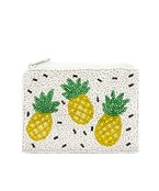 Pineapple Beaded Coin Pouch