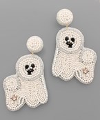  Dog Beaded Earrings