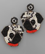  Dog Beaded Earrings