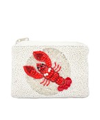  Crayfish Beaded Coin Pouch