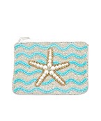  Starfish Beaded Coin Pouch